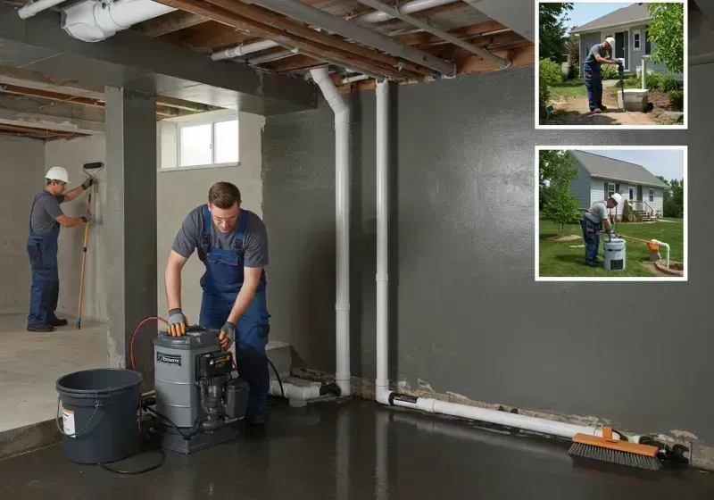 Basement Waterproofing and Flood Prevention process in Marvin, NC